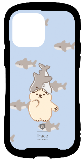 iFace reflectionインナーシート iPhone14ProMax アニマル サメ くま