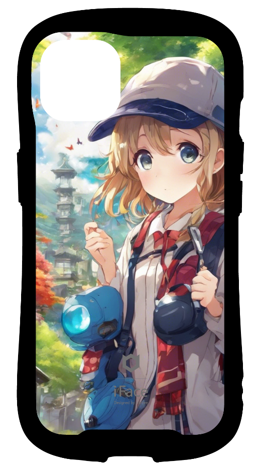 iFace reflectionインナーシート iPhone13 可受いアニメキャラ