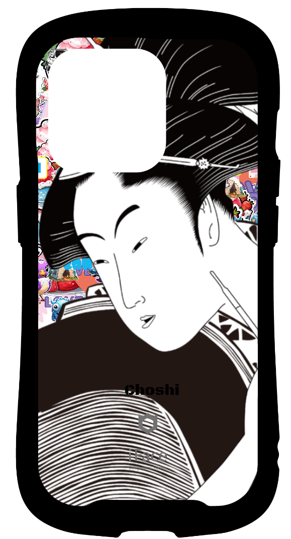 iFace reflectionインナーシート iPhone14Pro 日本 歌舞伎 Choshi