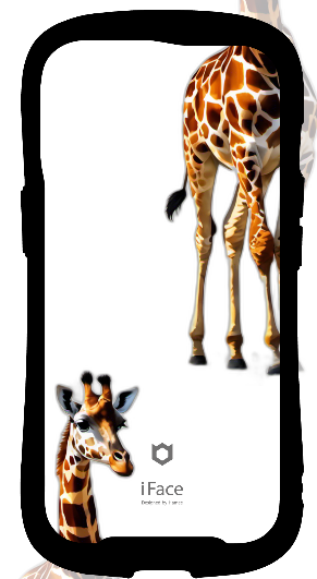 iFace reflectionインナーシート iPhone13Pro いらすとや 動物 20代 かっこいい 男 アイドル パーカー キリン