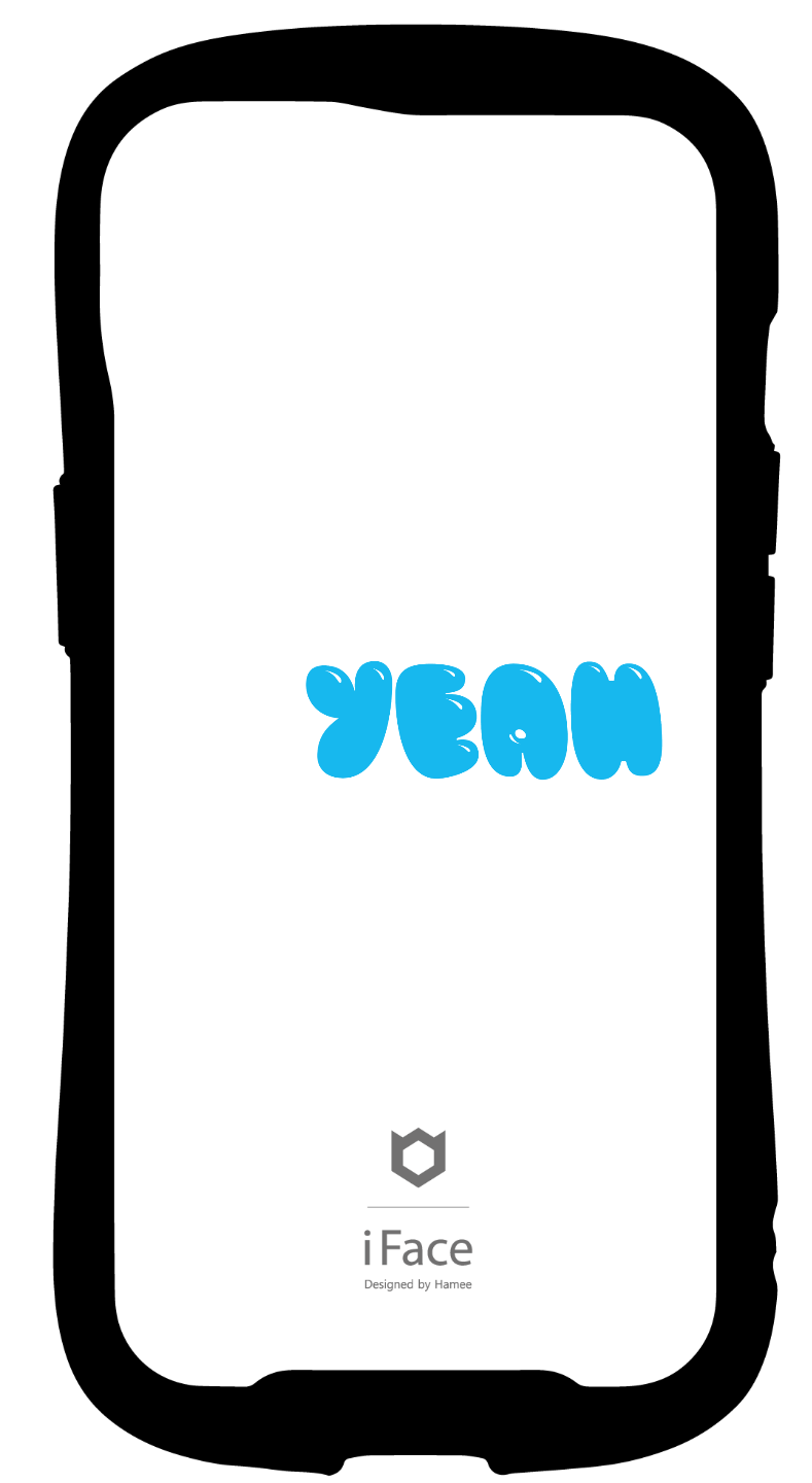 iFace reflectionインナーシート iPhone13 オリジナルスタンプ ポップ