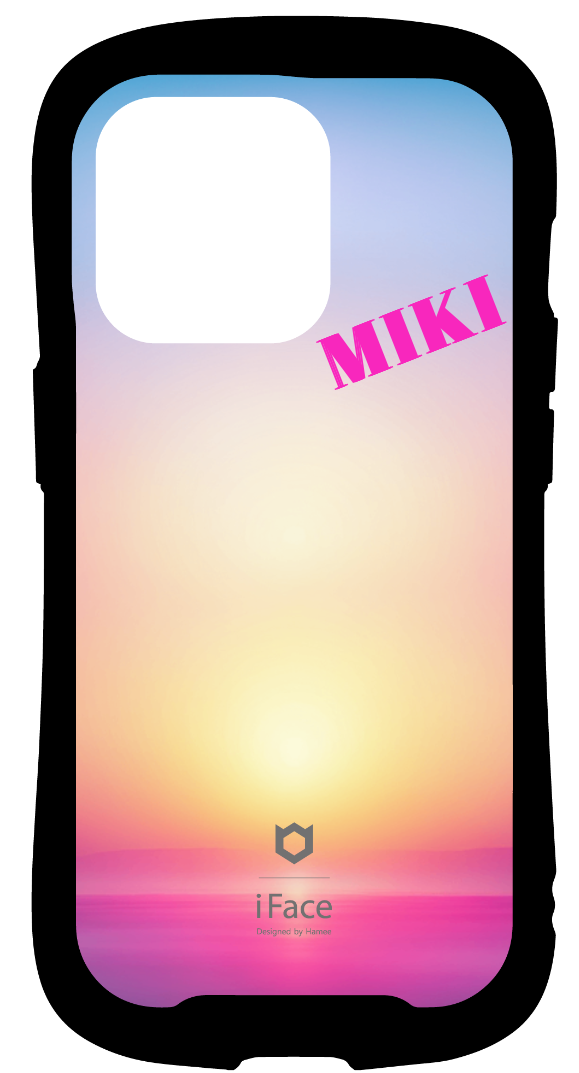 iFace reflectionインナーシート iPhone14Pro AI グラデーション MIKI
