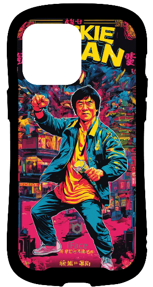 iFace reflectionインナーシート iPhone14ProMax 酔拳 ネオン缶 ジャッキーチェン