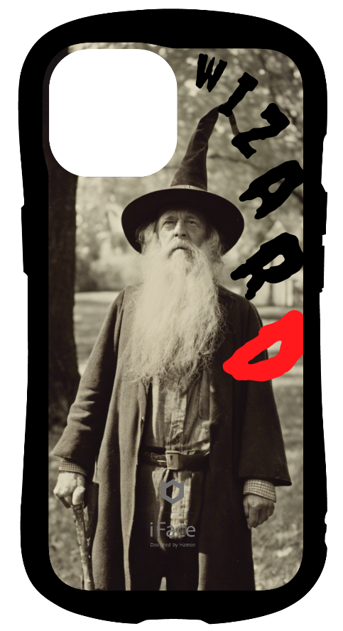 iFace reflectionインナーシート iPhone15 おじさん 魔法使い w z d