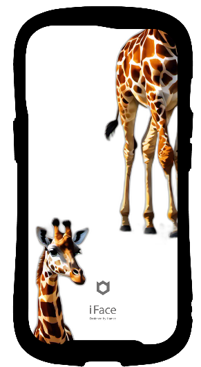 iFace reflectionインナーシート iPhone13Pro いらすとや 動物 20代 かっこいい 男 アイドル パーカー キリン