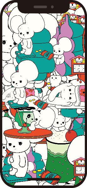 スマホ待受画像 キャラクター シラタマ おもちゃ