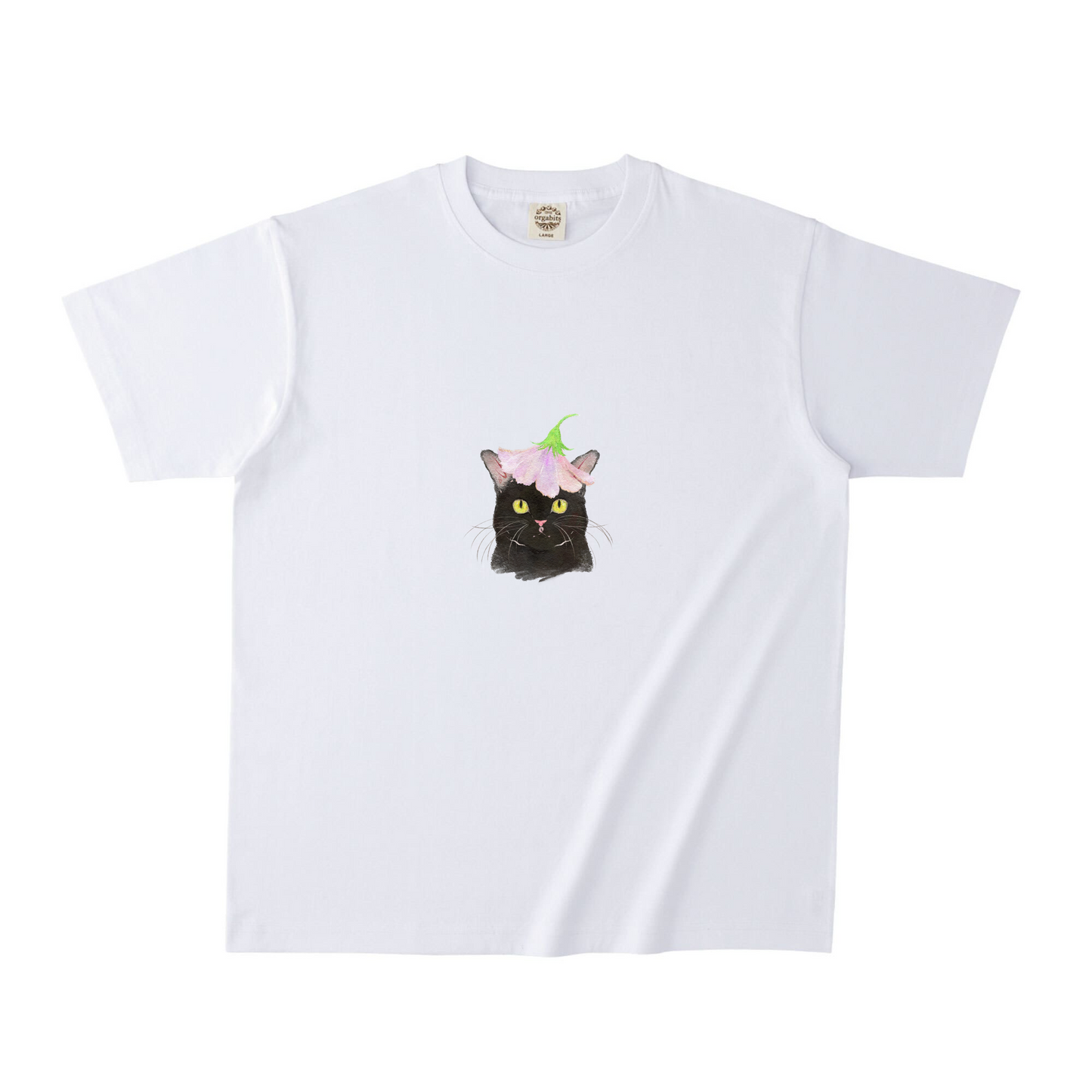 ホワイトオーガニック半袖Tシャツ XXLサイズ