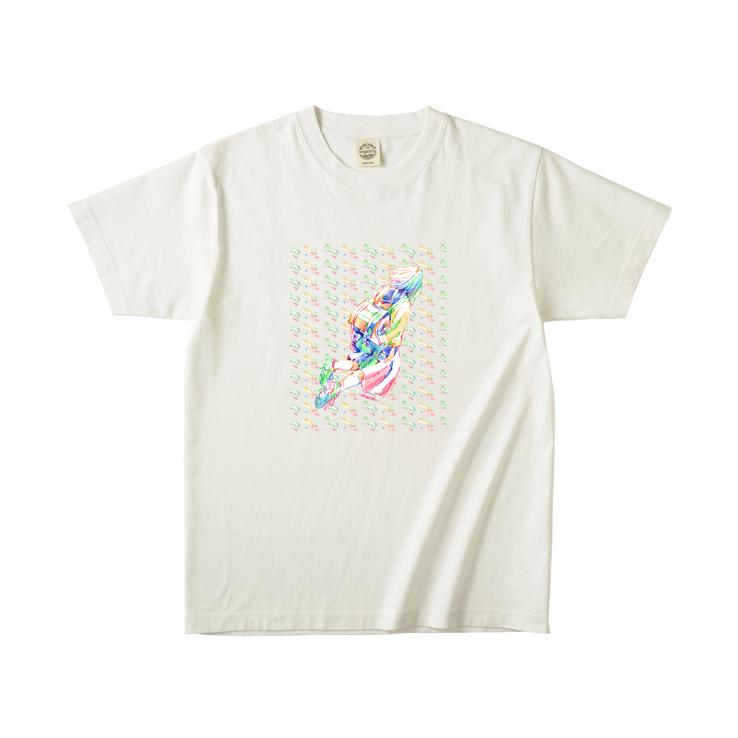 オーガニック半袖Tシャツ コットン
ナチュラル
Sサイズ 女の子 カラフル