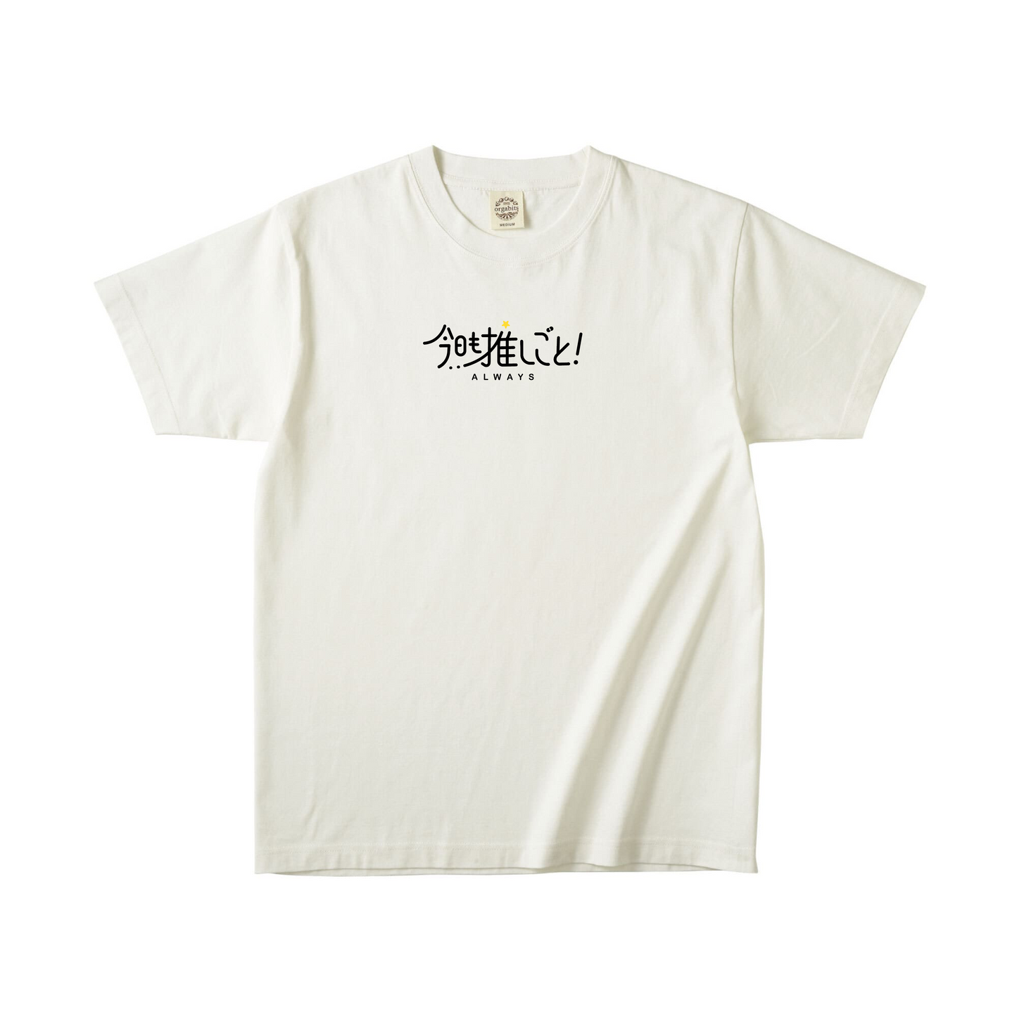 ナチュラルオーガニック半袖Tシャツ Mサイズ