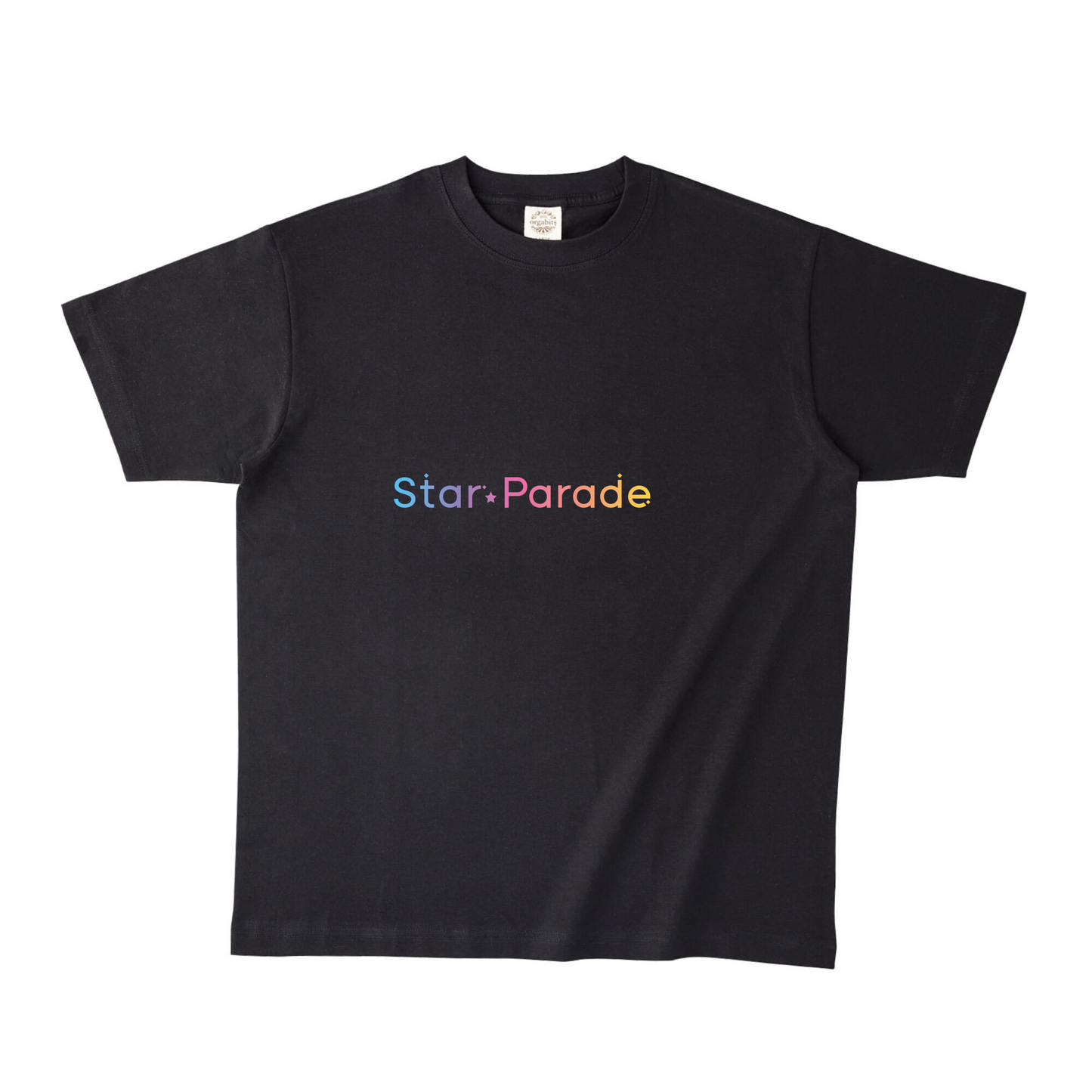 ブラックオーガニック半袖Tシャツ Mサイズ