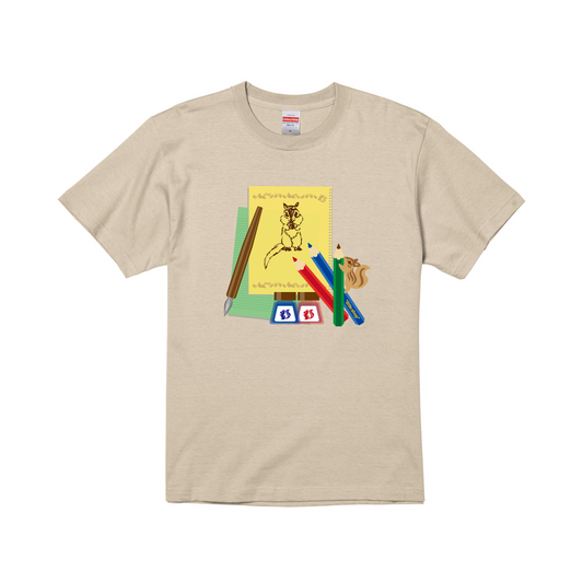 サンドベージュスタンダード半袖Tシャツ Mサイズ