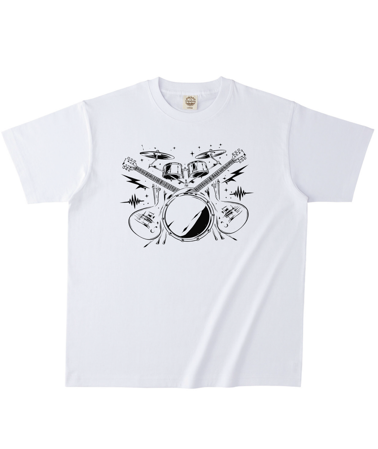 ホワイトオーガニック半袖Tシャツ Sサイズ