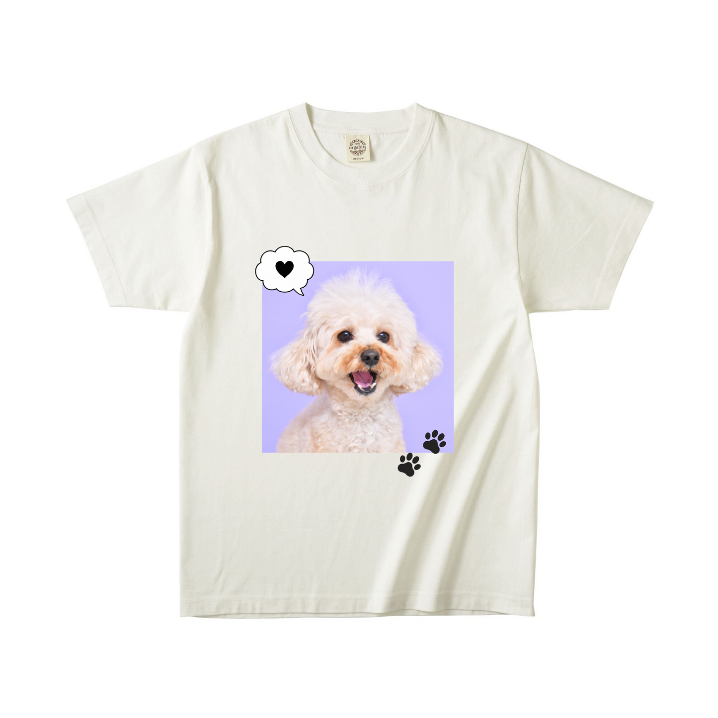 ナチュラルオーガニック半袖Tシャツ Lサイズ
