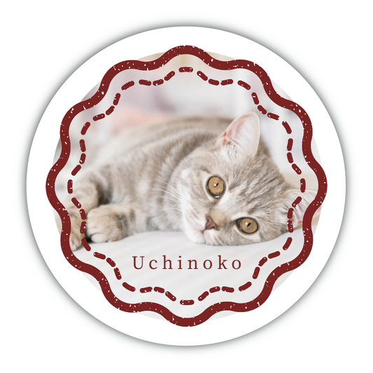 うちの子 スタンプ（写真入替で完成）